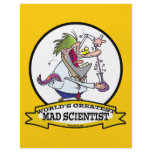 WORLDS GREATEST MAD SCIENTIST MEN CARTOON PERSONALIZED FLYER