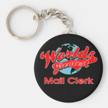 World's Greatest Mail Clerk Key Chain