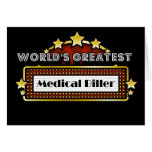World's Greatest Medical Biller Greeting Card