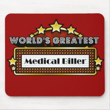 World's Greatest Medical Biller Mouse Pads