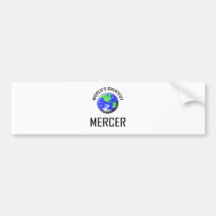 World's Greatest Mercer Bumper Stickers