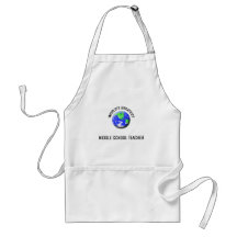 World's Greatest Middle School Teacher Apron