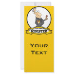 WORLDS GREATEST MINISTER CARTOON RACK CARD DESIGN