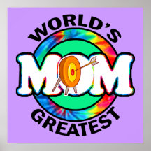 World's Greatest Mom; Archery Print