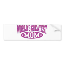 World's Greatest Mom Bumper Sticker