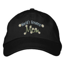 World's Greatest Mom Embroidered Baseball Cap
