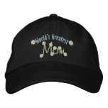 World's Greatest Mom embroidered hats