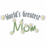 World's Greatest Mom embroidered shirts