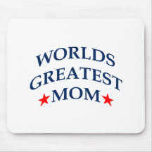 Worlds Greatest Mom Mouse Pads