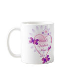 World's Greatest Mom Mug Pink Butterflies