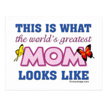 World's Greatest Mom Post Cards