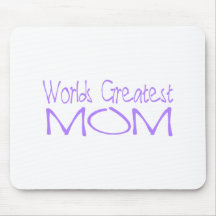 Worlds greatest mom purple mousepad