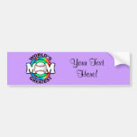 World's Greatest Mom; Softball Bumper Sticker