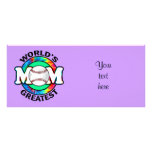World's Greatest Mom; Softball Personalized Rack Card