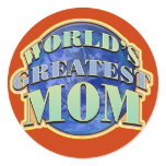 Worlds Greatest Mom stickers