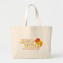 World's Greatest Mom T Shirts Tote Bags