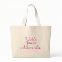 Worlds Greatest Mother In Law Tote Bags
