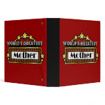 World's Greatest Mother Recipe Book binders