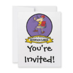 WORLDS GREATEST MOUNTAIN CLIMBER CARTOON PERSONALIZED ANNOUNCEMENT