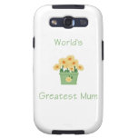 World's Greatest Mum (yellow flowers) casemate cases
