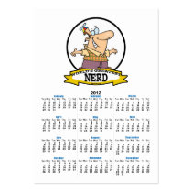 WORLDS GREATEST NERD II CARTOON BUSINESS CARD TEMPLATES