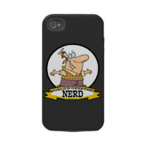 WORLDS GREATEST NERD II CARTOON TOUGH IPHONE 4 CASES