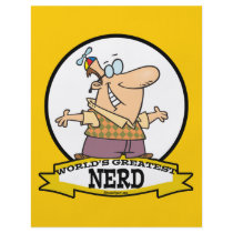 WORLDS GREATEST NERD II CARTOON FULL COLOR FLYER