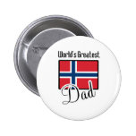 World's Greatest Norway Dad Button