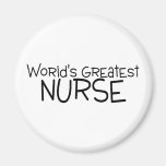 Worlds Greatest Nurse Refrigerator Magnets