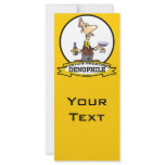 WORLDS GREATEST OENOPHILE CARTOON RACK CARD TEMPLATE