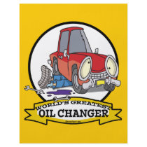 WORLDS GREATEST OIL CHANGER MEN CARTOON FLYER