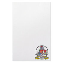 WORLDS GREATEST OIL CHANGER MEN CARTOON CUSTOMIZED STATIONERY