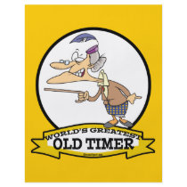 WORLDS GREATEST OLD TIMER LADY CARTOON FULL COLOUR FLYER