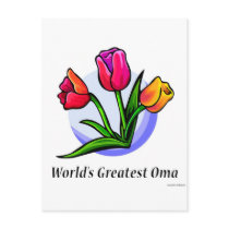 World's Greatest Oma Post Card