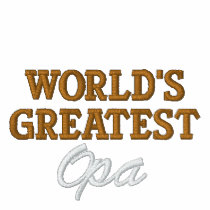 World's Greatest Opa Embroidered Polo Shirt