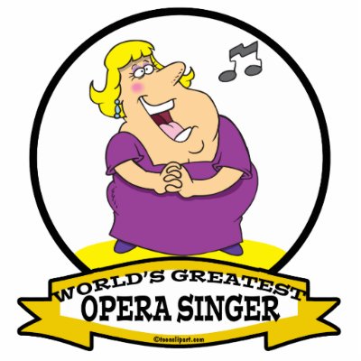 Opera Singer Graphic