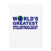 World's Greatest otolaryngologist Postcards