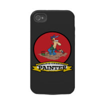 WORLDS GREATEST PAINTER MEN CARTOON IPHONE 4 TOUGH CASES