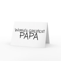 Worlds Greatest Papa Cards