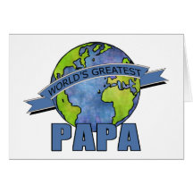 World's Greatest Papa Card