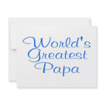 Worlds Greatest Papa Announcement