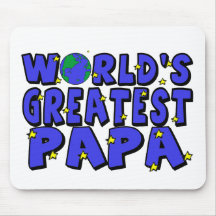World's Greatest Papa Mouse Mats