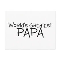 Worlds Greatest Papa Post Cards