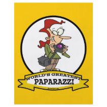 WORLDS GREATEST PAPARAZZI WOMEN CARTOON PERSONALIZED FLYER