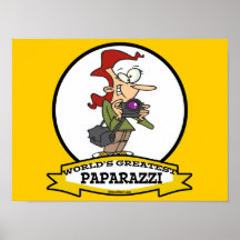 WORLDS GREATEST PAPARAZZI WOMEN CARTOON POSTERS