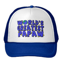World's Greatest Papaw Mesh Hats