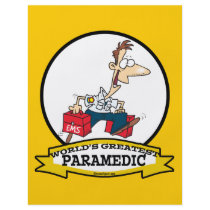 WORLDS GREATEST PARAMEDIC MEN CARTOON FULL COLOR FLYER