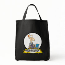 WORLDS GREATEST PC COMPUTER ADDICT CARTOON BAG