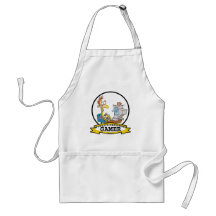 WORLDS GREATEST PC GAMER TEEN CARTOON APRON