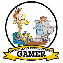 WORLDS GREATEST PC GAMER TEEN CARTOON CUT OUT